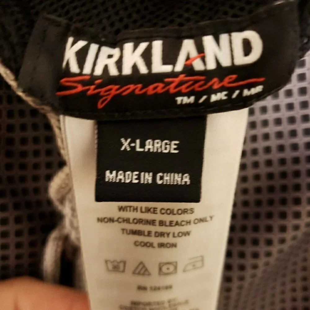Kirkland Mens Geometric Print Swim Trunks XL